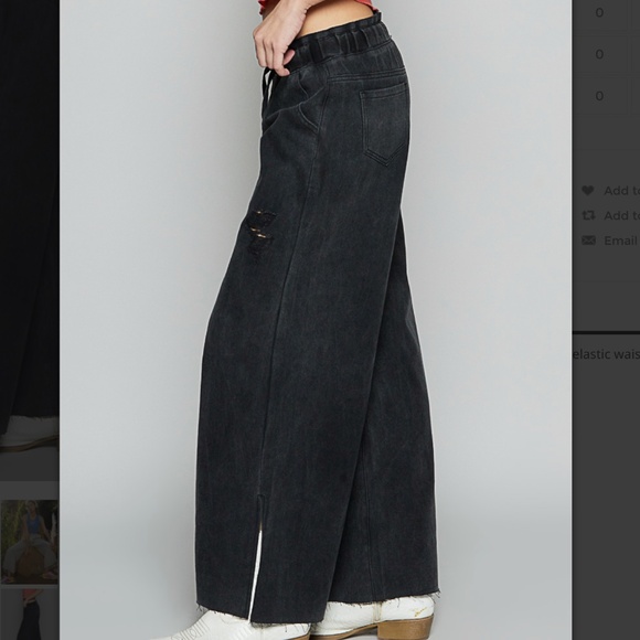 POL Black Flare Pants - Picture 2 of 5